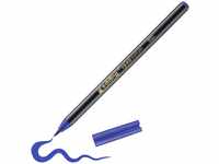 edding 1340 Pinselstift - blau - 1 Stift - flexible Pinselspitze - Filzstift zum