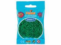 Hama Perlen 501-10 - Mini-Perlen, 2000 Stück grün
