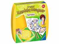 Ravensburger Mandala Designer Mini horses 29986, Zeichnen lernen für Kinder ab 6