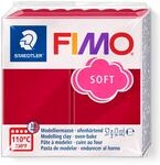 STAEDTLER 8020-26 - Fimo Soft Normalblock, Modelliermasse, 57 g, kirschrot
