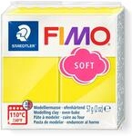 STAEDTLER 8020-10 - Fimo Soft Normalblock, Modelliermasse, 57 g, limone 