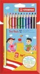 STABILO - Dreikant-Buntstift - Trio dick - 12er Pack