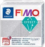 STAEDTLER 8020-812 - Fimo Effect Normalblock, 57 g, silber glitter