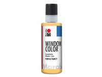 Marabu 04060004029 - Window Color fun & fancy, hautfarbe 80 ml, Fensterfarbe auf