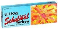 LUKAS K109813 Schulmalfarbe, Grund- und Zusatzfarben, 13er Set, 18 ml