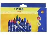 LYRA 5701120 - Lyrax Wachs-Riesen Pappetui 12 sortierte Farben
