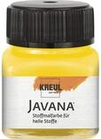 KREUL 90912 - Javana Stoffmalfarbe f&uuml;r helle Stoffe, 20 ml Glas in goldgelb,