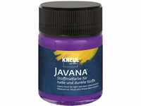 KREUL 91957 - Javana Stoffmalfarbe für helle und dunkle Stoffe, 50 ml Glas...