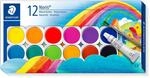 STAEDTLER Farbkasten Noris Club, leicht mischbare Wasserfarben, hohe Farbbrillanz,