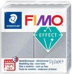 STAEDTLER 8020-81 - Fimo Effect Normalblock, 57 g, silber metallic