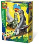 SES 12830 Creative Gipsgie&szlig;set T-Rex 01283-Gipsgie&szlig;set, Multi, Mittel