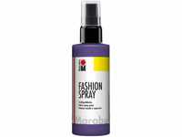 Marabu 17190050037 - Fashion Spray pflaume 100 ml, Textilsprühfarbe, m.