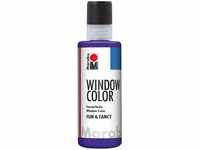 Marabu 04060004251 - Window Color fun & fancy, violett 80 ml, Fensterfarbe auf