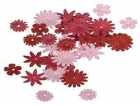 Rayher Hobby 7895518 Papier-Blütenmischung, versch. Größen, 1,5 - 2,5 cm, 4