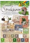 folia 48149 - Motivblock Strukturen, 24 x 34 cm, 26 Blatt sortiert, 13 x Motivkarton