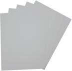folia 23580 - Moosgummi, 5 B&ouml;gen, 2 mm, ca. 29 x 40 cm, hellgrau - ideal f&uuml;r