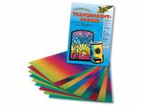 folia 77084 Regenbogen-Transparentpapierzuschnitte, 220 x 510 mm