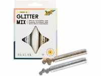 folia 57801 - Glitter Set mit 5 Röhrchen à 14 Gramm Glitterpulver - ideal zum