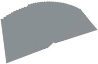 folia 6484 - Tonpapier steingrau, DIN A4, 130 g/qm, 100 Blatt - zum Basteln und