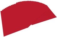 folia 6418 - Tonpapier ziegelrot, DIN A4, 130 g/qm, 100 Blatt - zum Basteln und