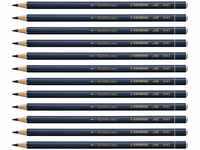 Buntstift für fast alle Oberflächen - STABILO All - 12er Pack - blau