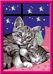 Ravensburger CreArt 27995 - Schlafende Katzen - Malen nach Zahlen f&uuml;r Kinder ab 11