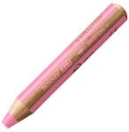 STABILO - Buntstift, Wasserfarbe & Wachsmalkreide - woody 3 in 1 | Einzelstift, pink