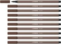 STABILO - Premium-Filzstift - Pen 68-10er Pack - umbra