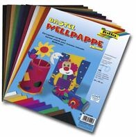 GLOREX Bastelwellpappe, 1 Bogen, Schwarz, 50 x 70 x 0.2 cm