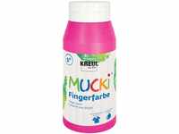 KREUL 23206 - Mucki leuchtkräftige Fingerfarbe, 750 ml in pink, auf...