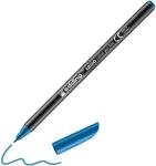 edding 1200 Fasermaler fein - hell-blau - 1 Stift - Rundspitze 1 mm - Filzstift zum