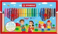 STABILO - Filzstift mit Kappenring - Cappi | 24er Pack