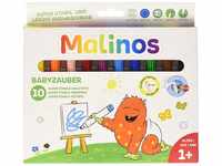 Malinos 300011 - Fasermaler - Babyzauber ab 1 Jahr, 10 Stück (1er Pack)