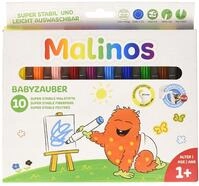 Malinos 300011 - Fasermaler - Babyzauber ab 1 Jahr, 10 St&uuml;ck (1er Pack), Mehrfarbig.