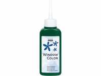 KREUL 42719 - Window Color moosgrün 80 ml, Fenstermalfarbe auf Wasserbasis, mit