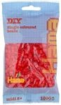 Hama B&uuml;gelperlen HA20713, B&uuml;gelperlen midi Beutel 1.000 St&uuml;ck trsp. rot,