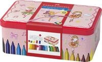 FABER-CASTELL 155534 - Filzstifte Connector Ballerina Etui mit 33 Stiften