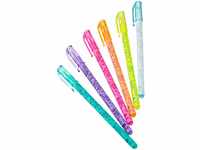 Depesche 7938 TOPModel - Neon-Gelstifte, Set mit 6 Stiften in Blau, Lila, Pink,...