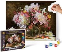 Schipper 609130773 Malen nach Zahlen - Blumenstrau&szlig; mit Kirschen - Bilder malen f&uuml;r
