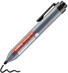 edding 12 Retract Whiteboardmarker - schwarz - 1 Whiteboard Stift - Rundspitze...