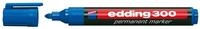 edding 300 Permanentmarker - blau - 10 Stifte - Rundspitze 1,5-3 mm - wasserfest,