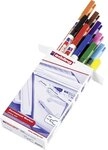 edding 400 Permanentmarker - mehrfarbig - 10 Stifte - feine Rundspitze 1 mm -