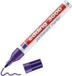 edding 3000 Permanentmarker - violett (lila) - 1 Stift - Rund-Spitze 1,5-3 mm -