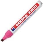 edding 3300 Permanentmarker - pink - 1 Stift - Keil-Spitze 1-5 mm | schnell