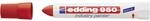 edding 950 Industrie Pastenmarker - rot - 1 Stift - Rundspitze 10 mm - Marker...
