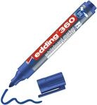 edding 360 Whiteboardmarker - blau - 1 Whiteboard Stift - Rundspitze 1,5-3 mm -