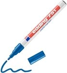 edding 751 Lackmarker - blau - 1 Stift - Rundspitze 1-2 mm - Lackstift zur Markierung