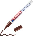 edding 751 Glanzlackmarker - braun - 1 Lackmarker - Rundspitze 1-2 mm - Lackstift