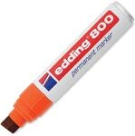 edding 800 Permanentmarker - orange - 1 Stift - Keil-Spitze 4-12 mm - f&uuml;r...