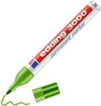 edding 3000 Permanentmarker - hell-gr&uuml;n - 1 Stift - Rund-Spitze 1,5-3 mm -...